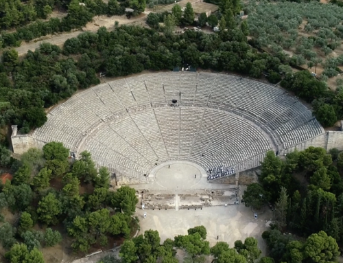 The option of public transport by bus to and from Epidaurus begins