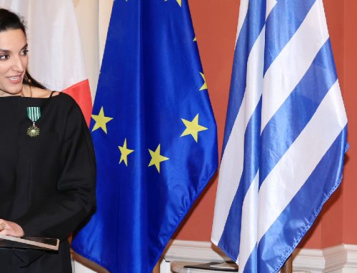 Katerina Evangelatos receives High Honour from the French Republic